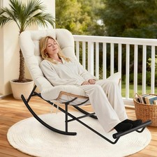 Rattan Rocking Chair with