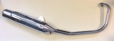 Yamaha YBR125 2005-2006 Replacement Chrome Exhaust Full System Silencer Header