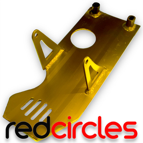 Gold pit bike sump - gold, bash