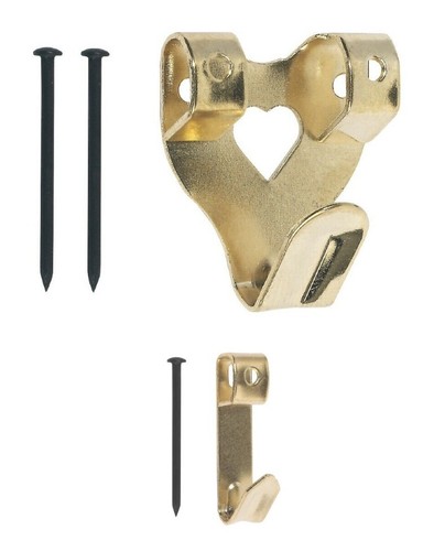 Picture hooks strong - picture, brass