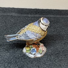 BLUE TIT BIRD Enamelled