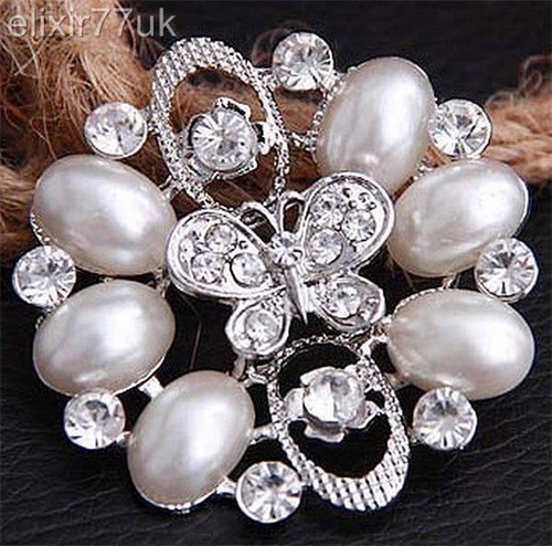 Large silver diamante - uk,