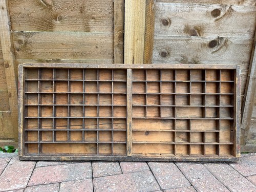 Vintage printers tray - vintage,