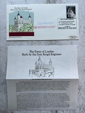 1973 Tower of London Royal Engineers Signed BFPS 1381 Cover + Insert FDC London