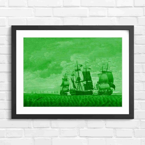 Historic naval fleet - fleet, art
