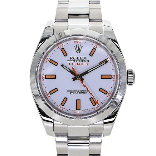 Rolex milgauss 116400 white - rolex,