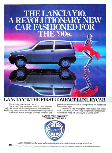 1985 advert lancia - 1985, the