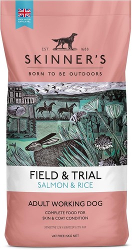 Skinners field trial salmon - field, &