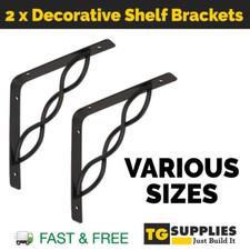 2 x Reinforced Shelf Brackets