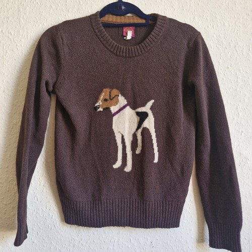 Joules jumper brown intarsia - joules,