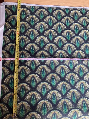 Art deco peacock feathers fan - art,
