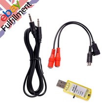 30 in1 Flight Simulator RC USB Cable for G7/Phoenix/Aerofly/FMS/VRC Helicopter