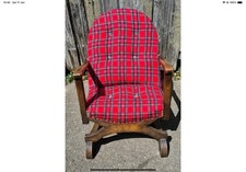 Vintage Tartan  Xframe Chair-