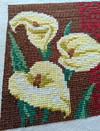 Unframed handmade cross stitch - handmade, cross-stitch
