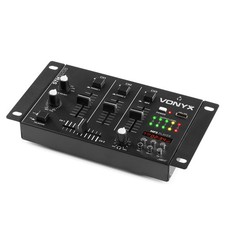 Vonyx STM-3020B Mini Mixer 6 Input 3 Channel USB DJ PA Equipment