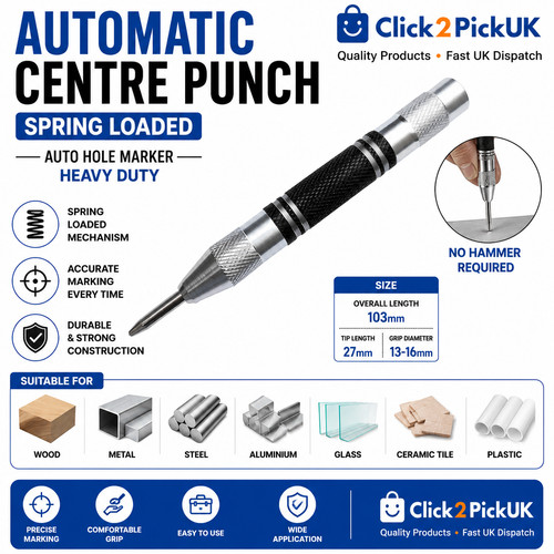Automatic centre punch spring - centre,