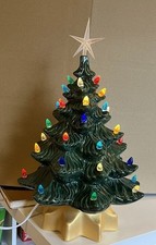 VINTAGE Ceramic christmas tree light - Made From Atlantic mold