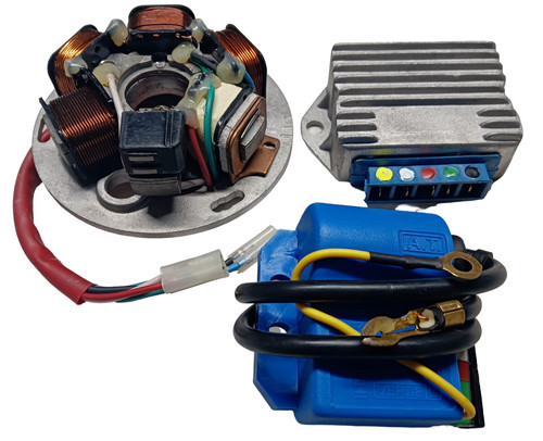 Vespa electronic stator - vespa, plate