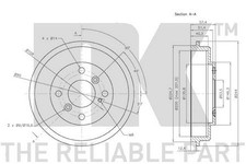 Genuine NK Rear Right Brake