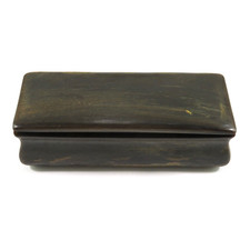 Antique Horn Tobacco Snuff Box