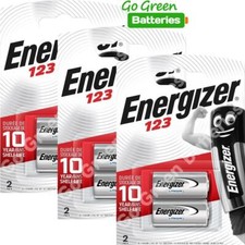 6 x Energizer CR123A CR123 123 3v Lithium Photo Battery