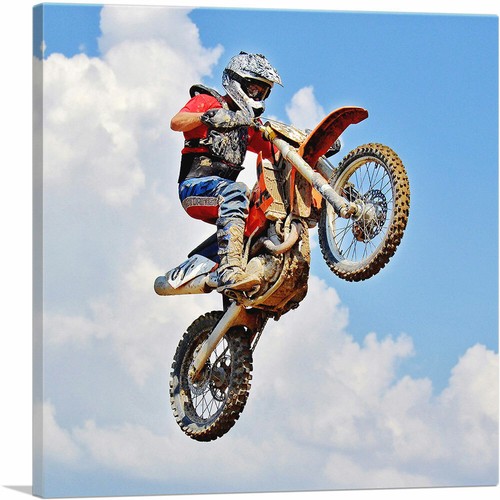 Artcanvas dirt bike jump - dirt,