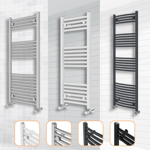 Straight curved heated towel - curved,