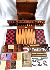 ANTIQUE ROYAL CABINET OF GAMES