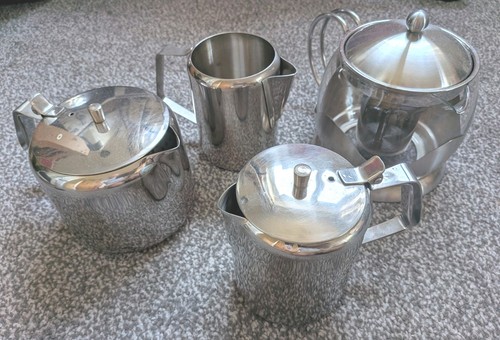 Stainless steel tea service - stainless,