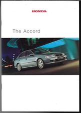 Honda Accord Early-Mid 2001 UK Market Brochure S, SE, Executive, Type-V & Type-R