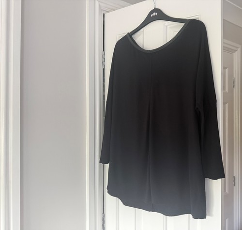 Zara black long - t, shirt