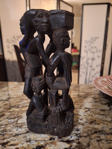 Makonde tribe ebony wood - tribe,