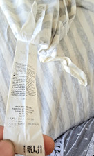 Muji King Duvet Set Gray/White