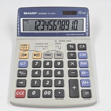Sharp Elsimate EL 2125 C Answer Check Feature Desktop Calculator EL-2125C Used