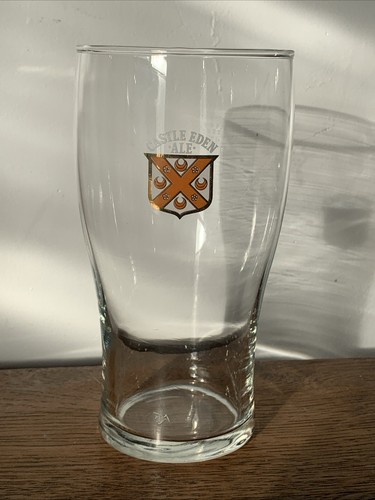 Castle eden ale pint glass - eden,