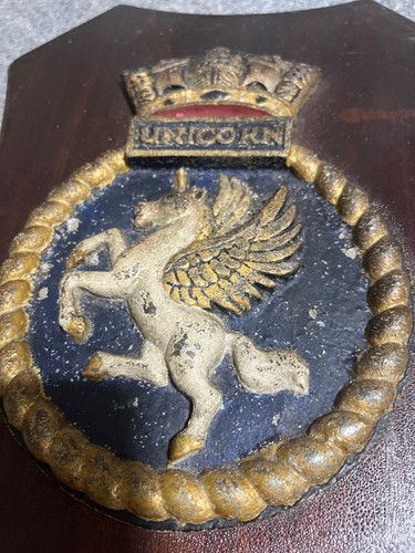 Antique mahogany unicorn - antique,