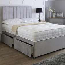 Divan Panel Bed Set Plush