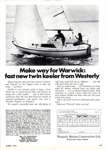 1971 westerly marine warwick - westerly,