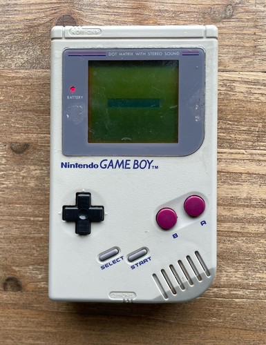 Grey original nintendo gameboy - original,