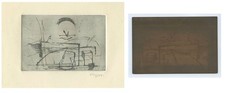 Bernard Kay Abstract Etching &