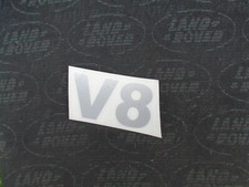 landrover defender v8 sticker x2