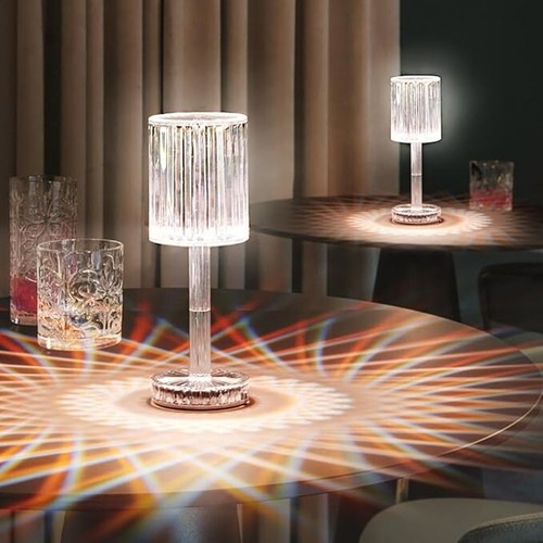 Crystal touch table lamp - crystal,