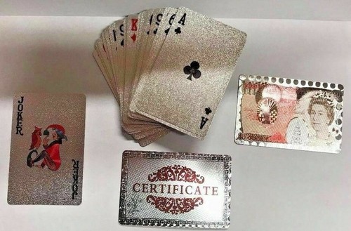 New silver pound card - silver,