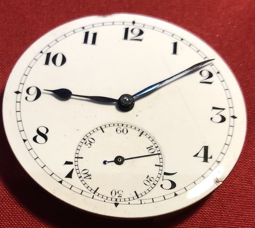 Pocket watch movement - , working