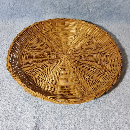 Vintage wicker rattan charger - vintage,