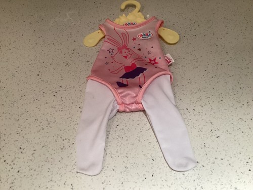 Baby born dolls pink - pink, leotard.