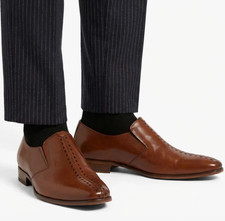 Mens Leather Formal Shoes Slip