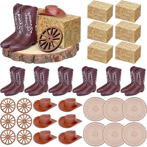 Pcs western cowboy party - 30,