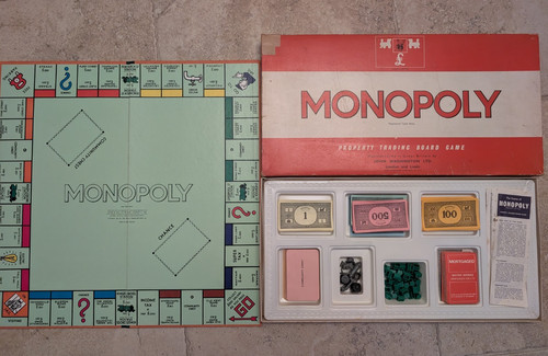 Monopoly board game - , vintage