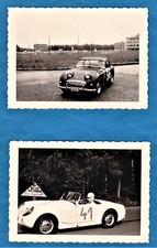 2 vintage photo Austin Healey